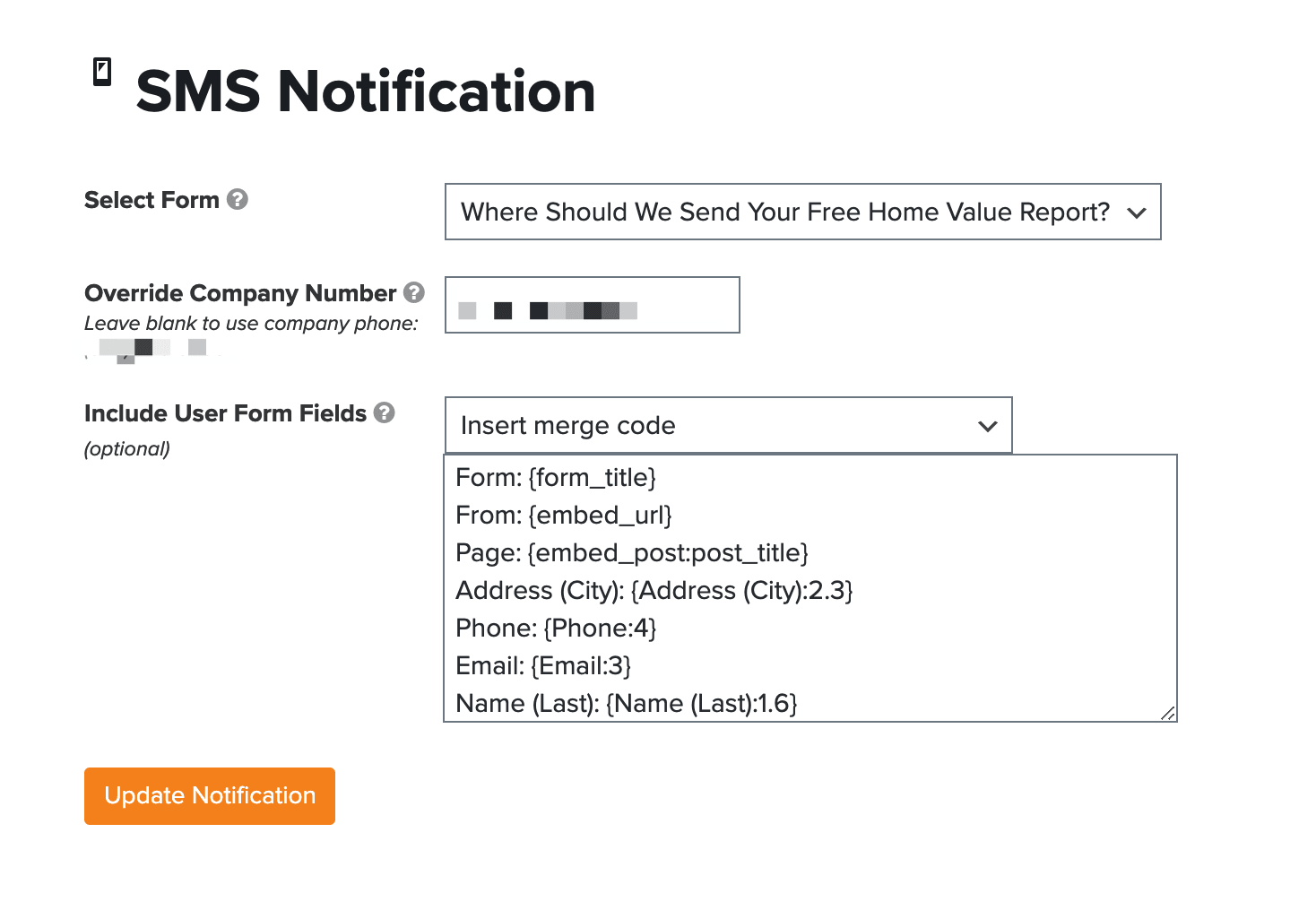 real estate lead notifications