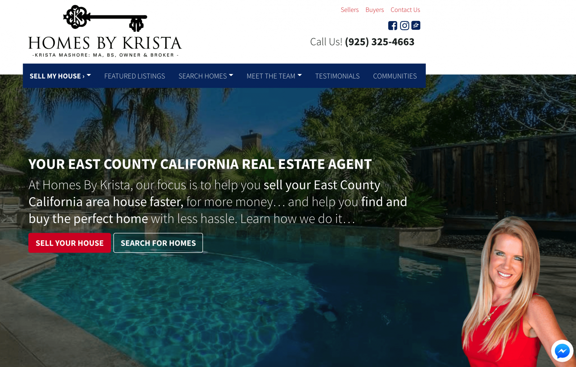 real estate agent websites home page
