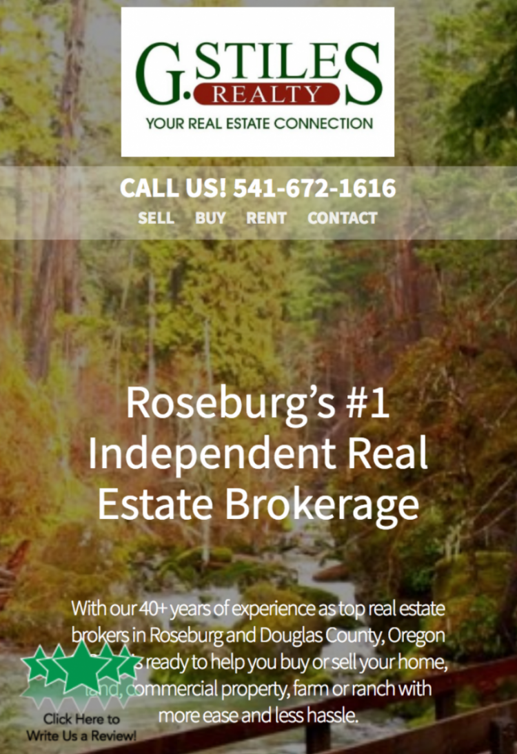 mobile real estate website design