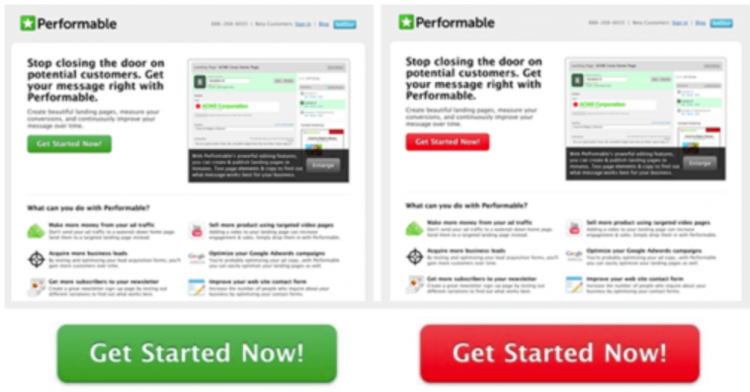 what color button converts 