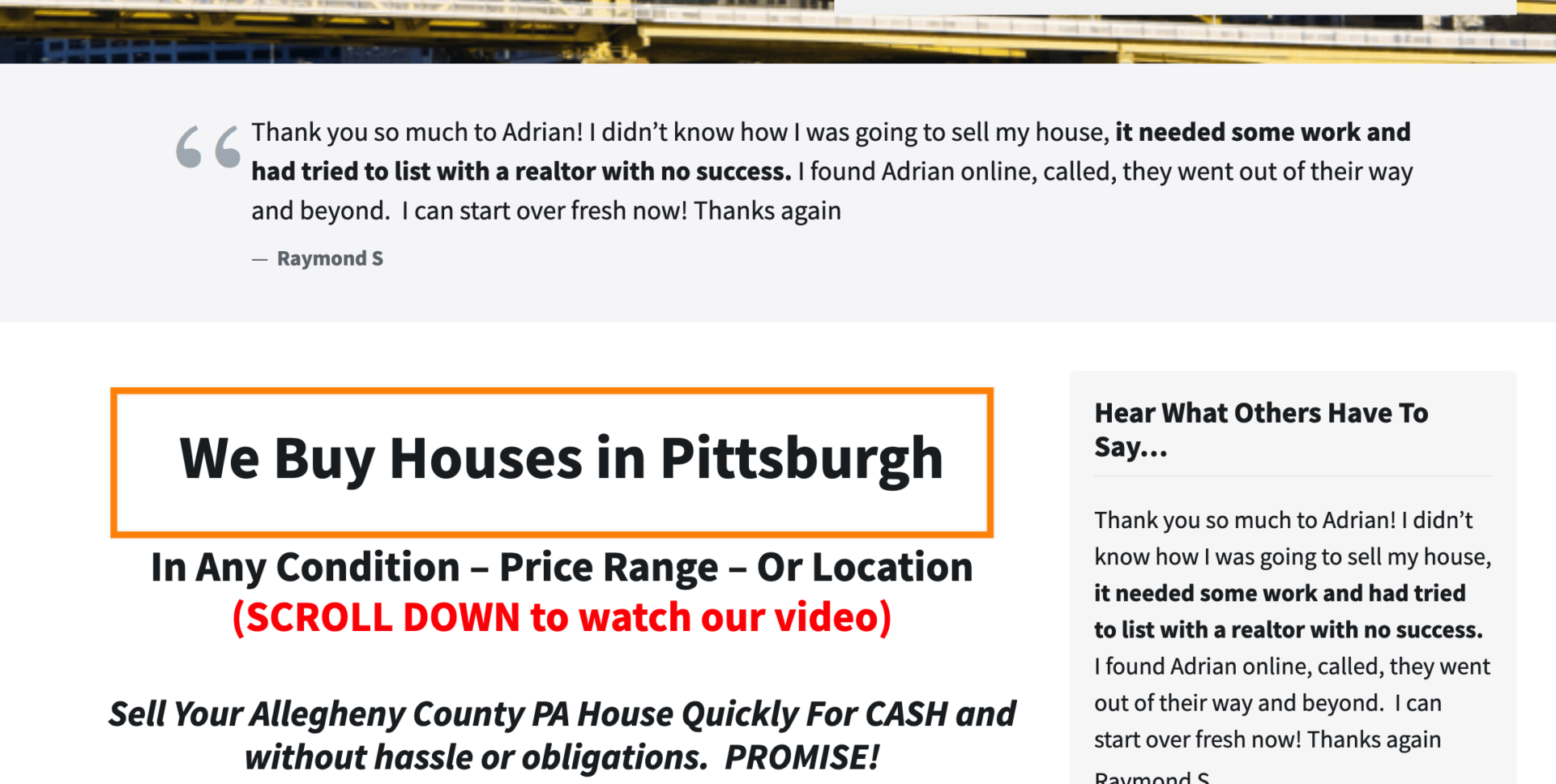 highlighting locations on your homepage