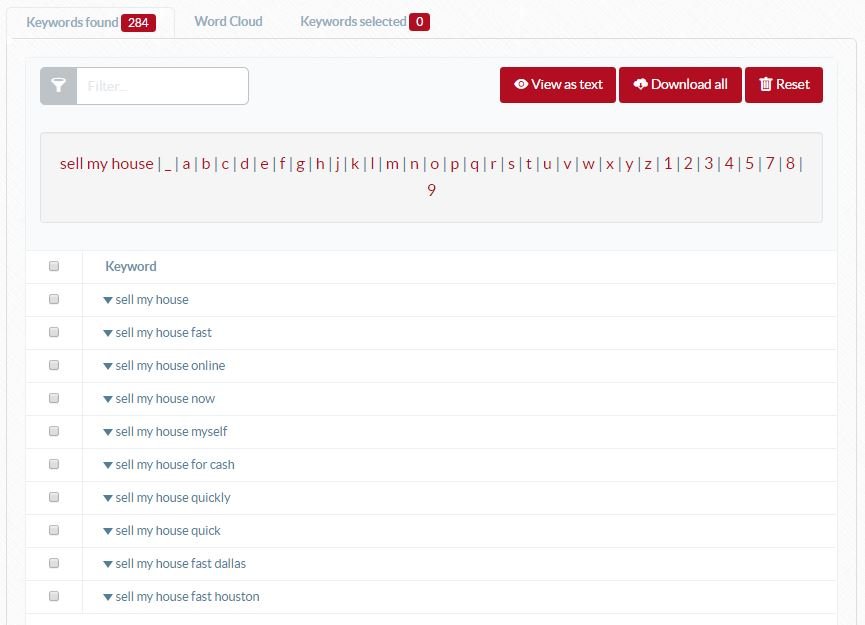 Ubersuggest for Real-Estate SEO Step 2