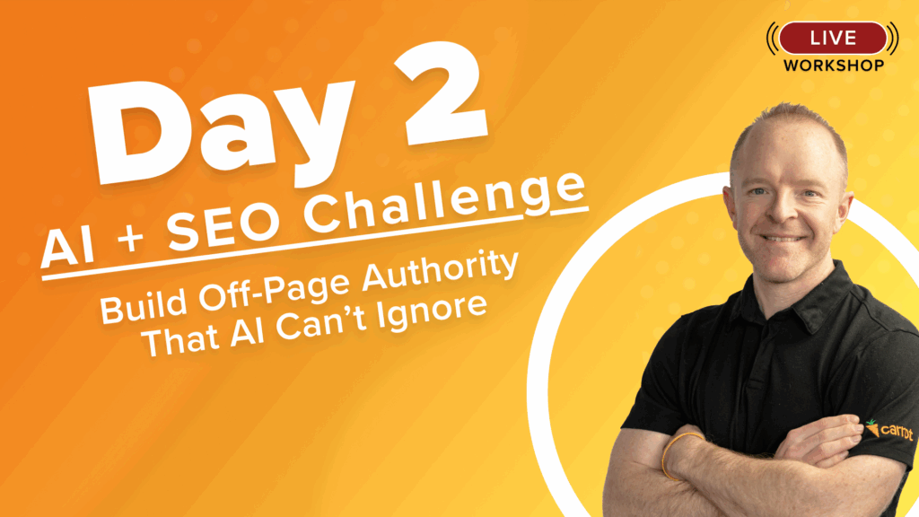 Carrot AI Search Visibility Challenge Day 2: Built off-page authority that AI can't ignore